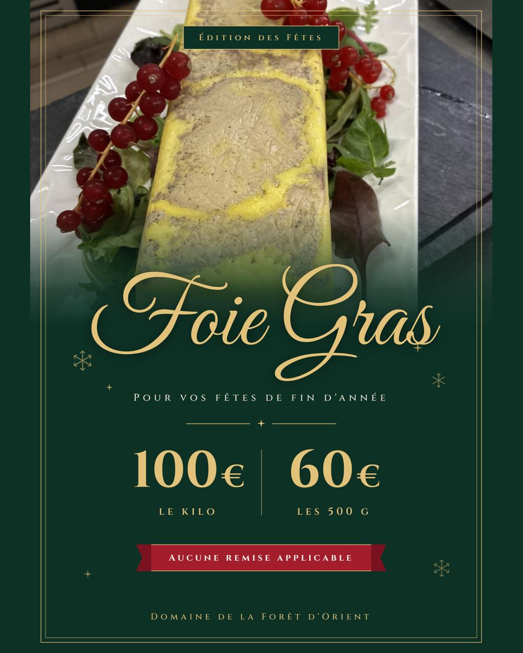 Foie gras des fêtes