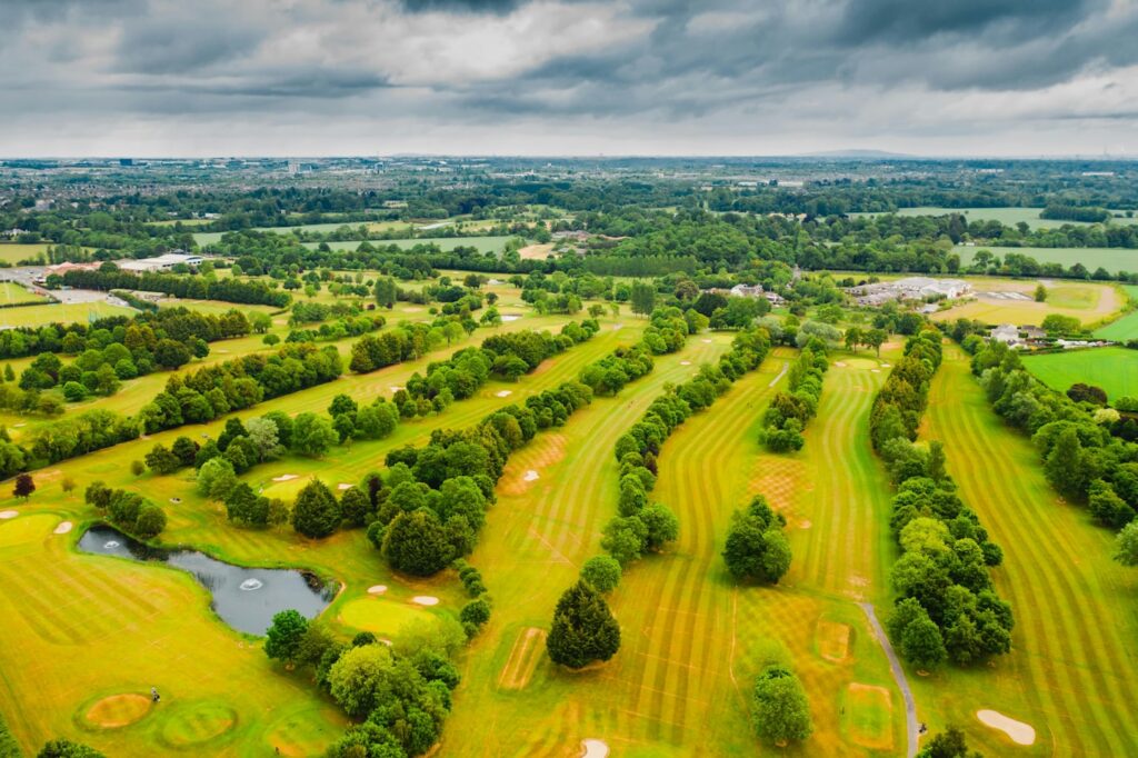 Vue aérienne du Domaine de la Forêt d’Orient