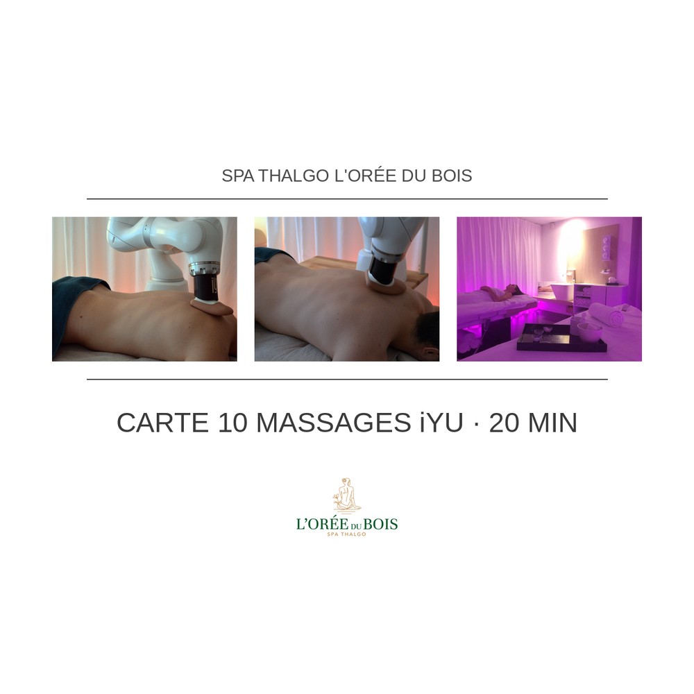 Carte 10 massages 20 minutes