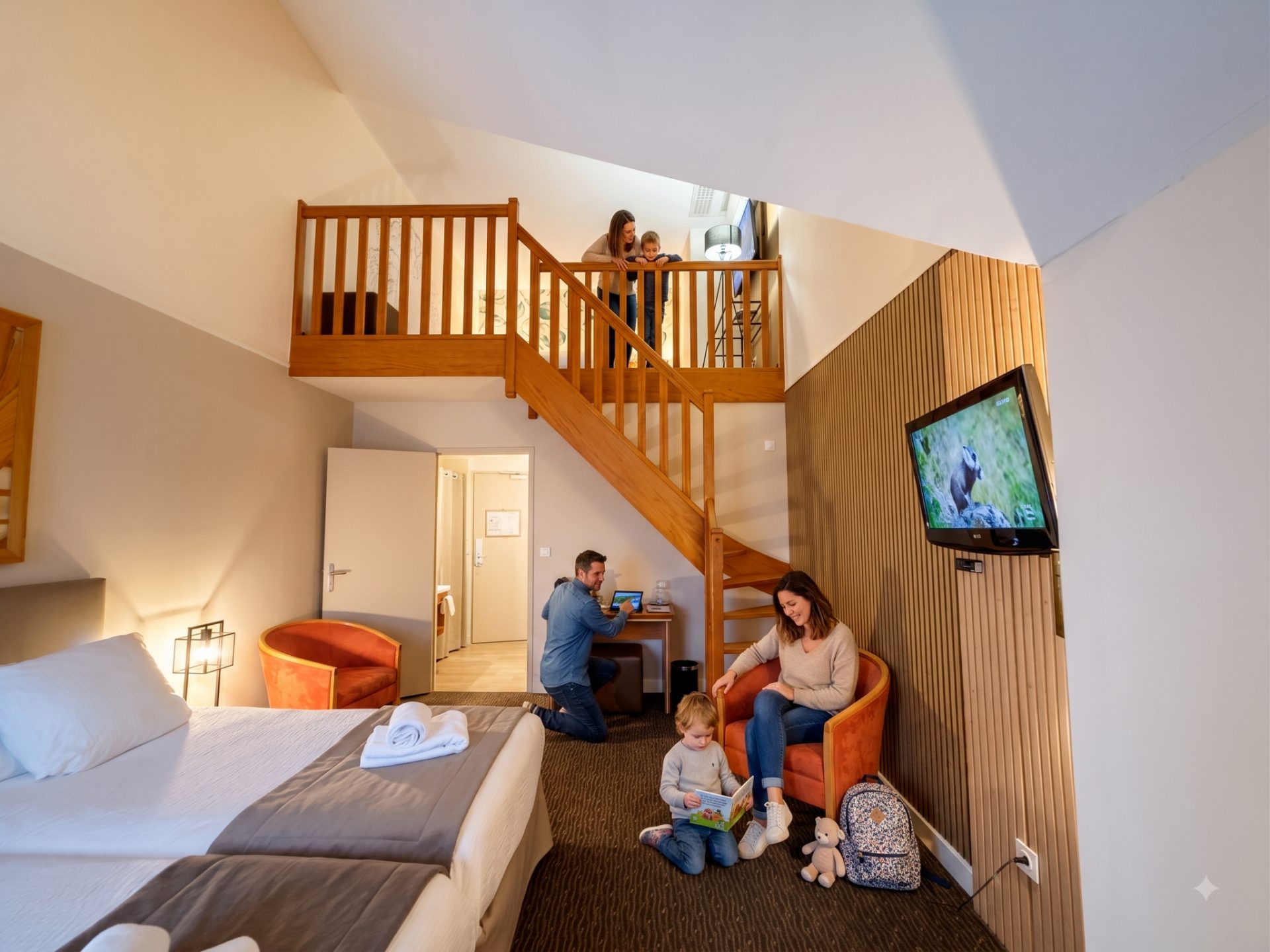 Mezzanine de la Suite Familiale
