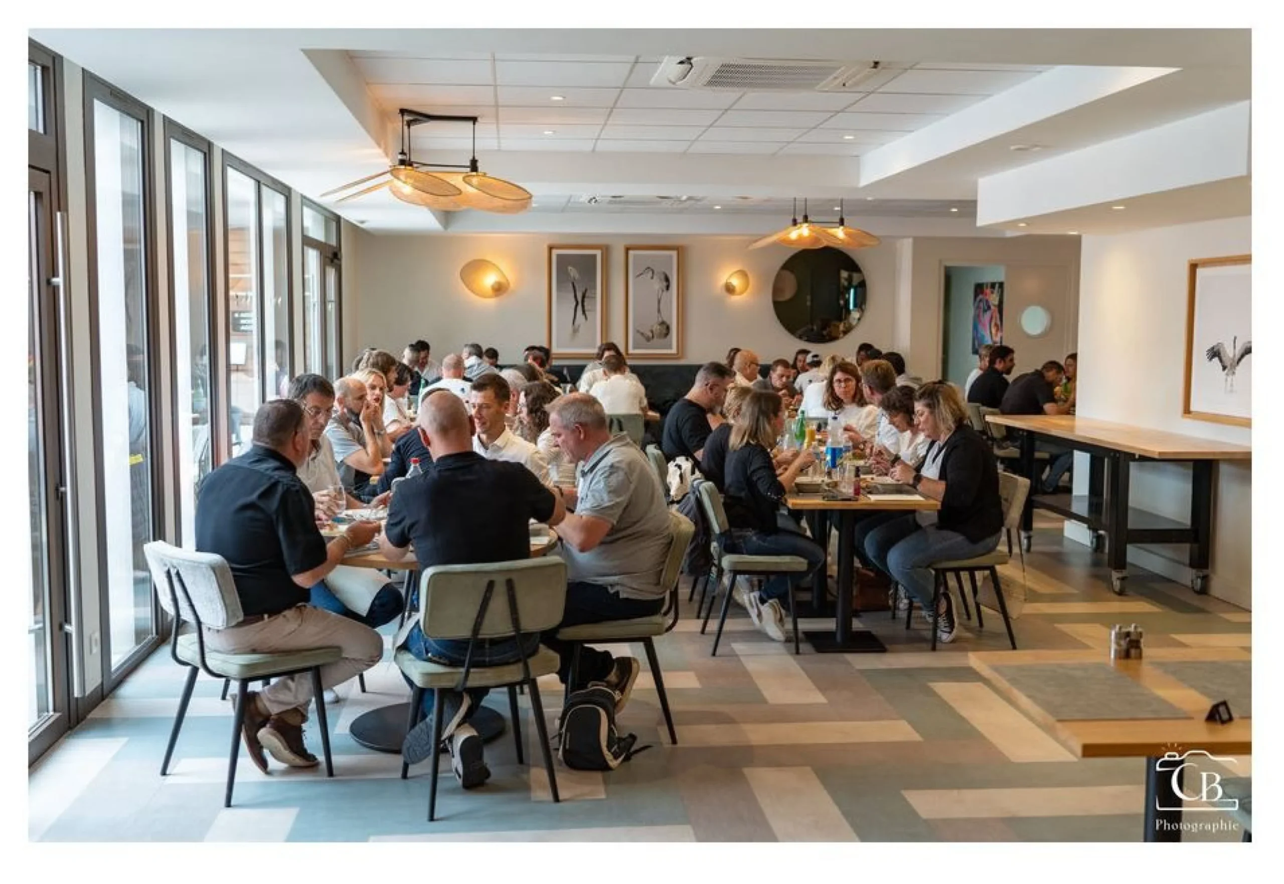 Déjeuner de groupe au restaurant Le Héron Cendré